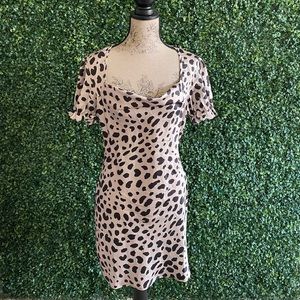 Animal print dress